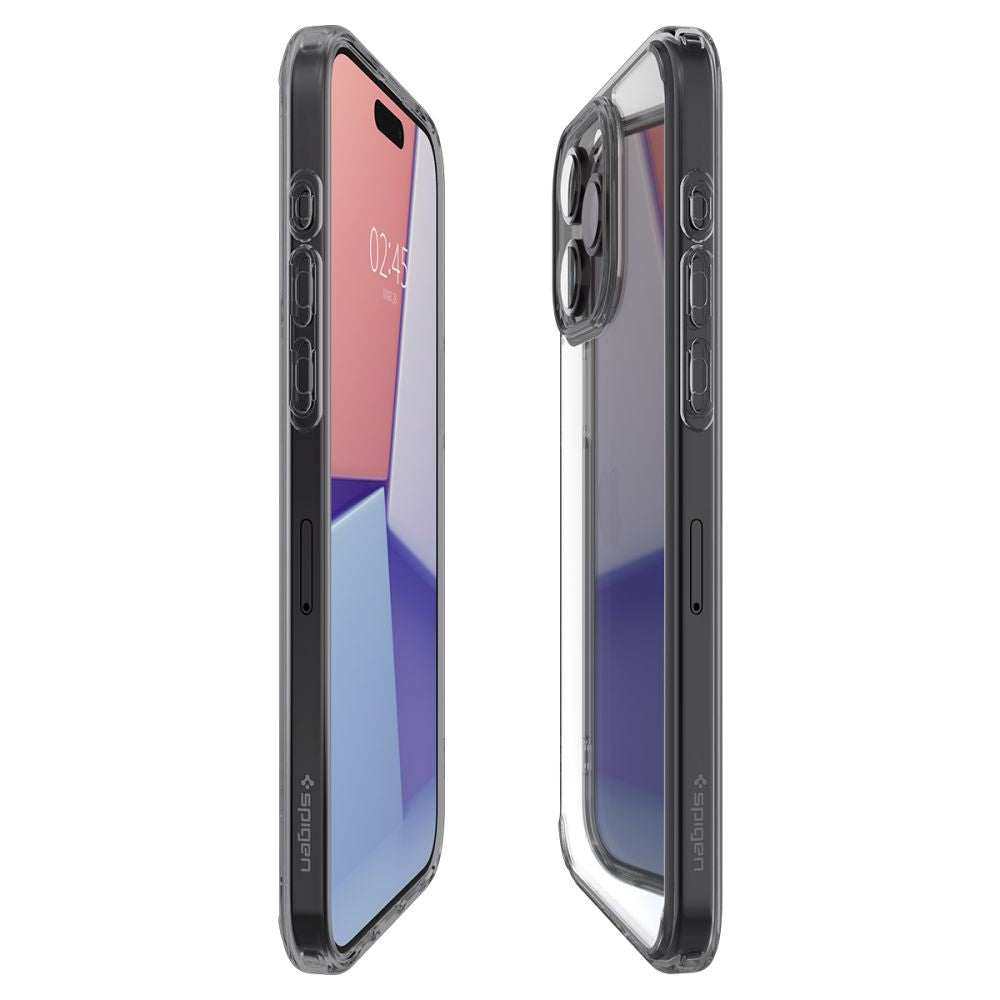 Spigen iPhone 15 Pro Ultra Hybrid Σκληρή Θήκη με Πλαίσιο Σιλικόνης - Space Crystal
