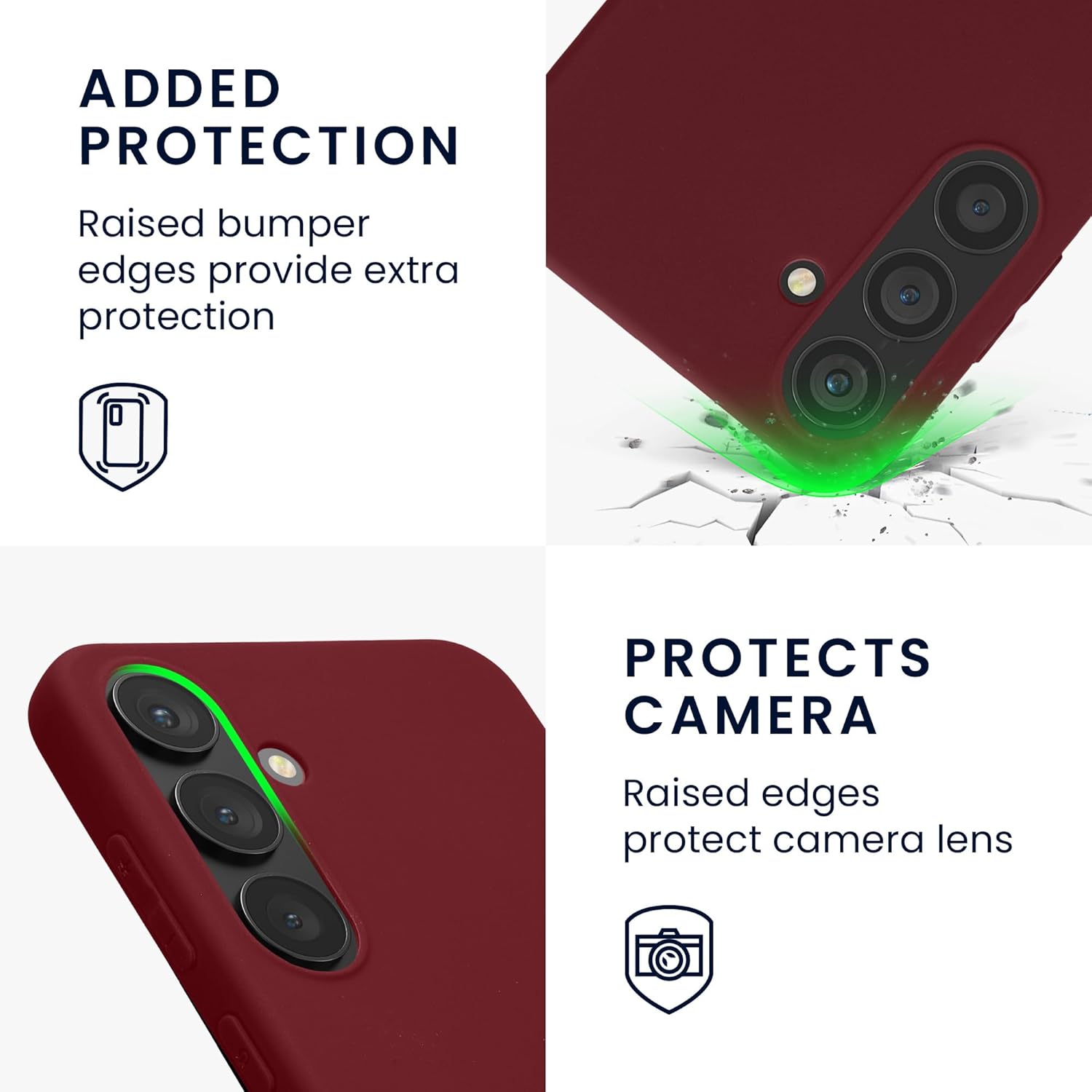 KW Samsung Galaxy S24+ Θήκη Σιλικόνης TPU - Bordeaux Purple