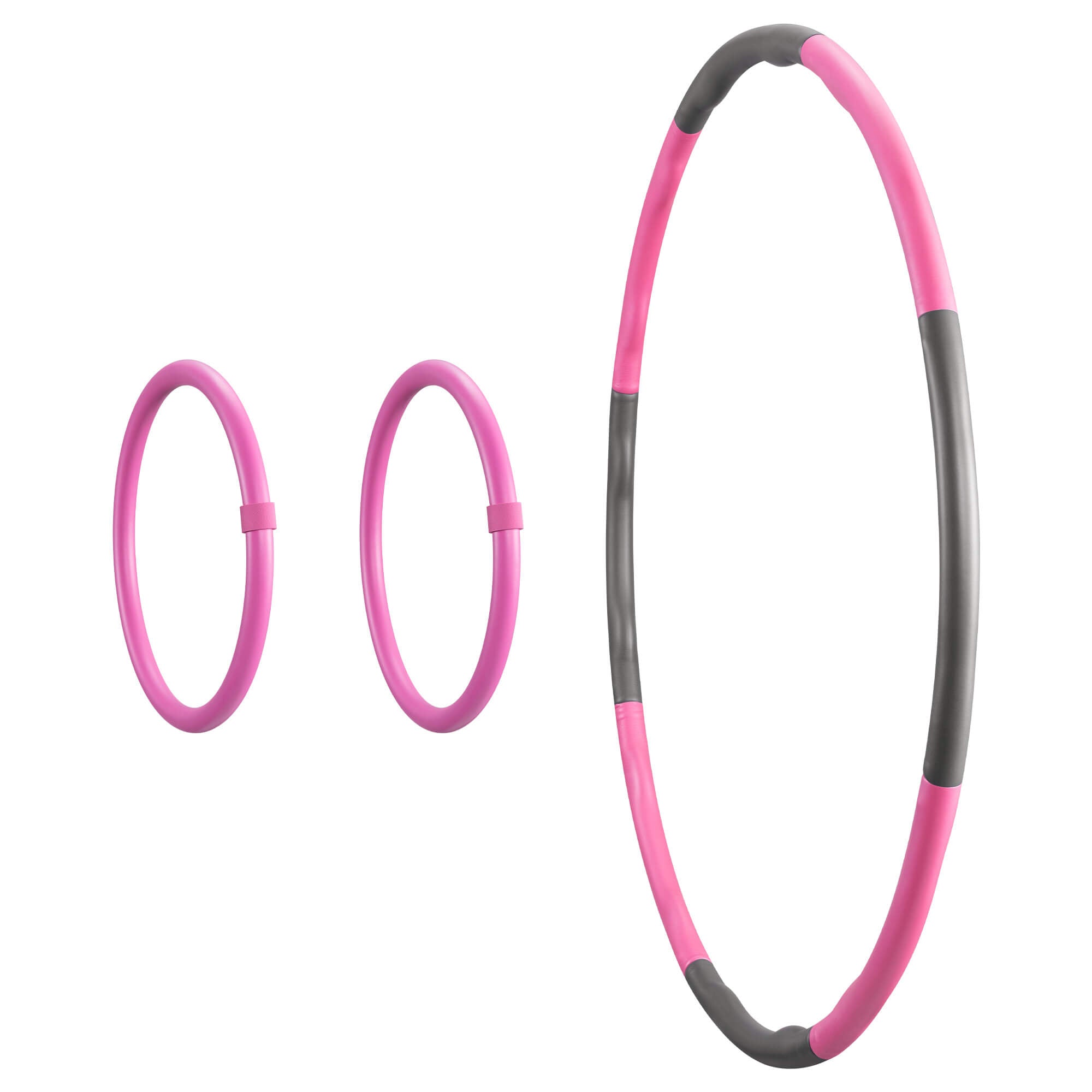 Navaris Σετ Hula Hoop - Pink / Black - 54992.01.08
