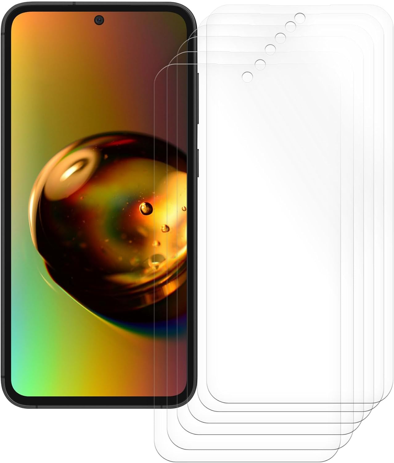 KW Samsung Galaxy S23 FE - 6 Μεμβράνες Προστασίας Οθόνης - Διάφανες - KWM000021MS001C