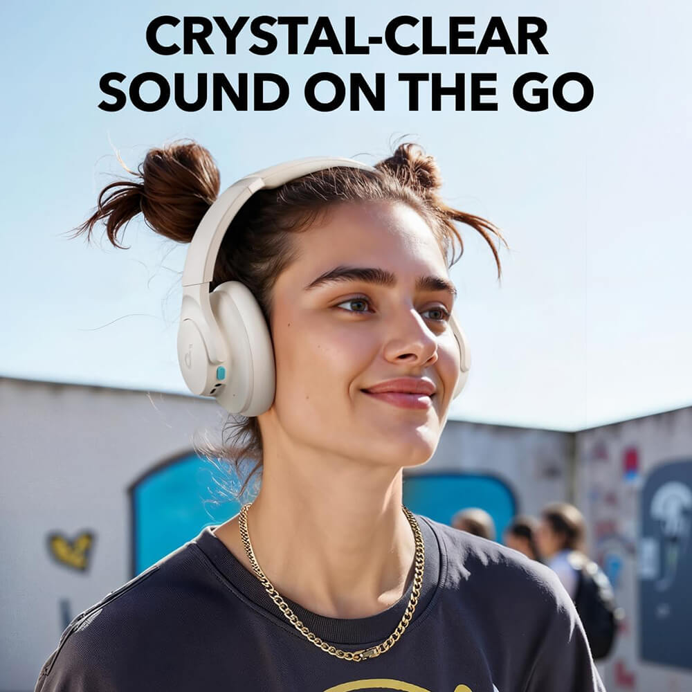 Anker SoundCore Life Q11i Ασύρματα Bluetooth Ακουστικά - White