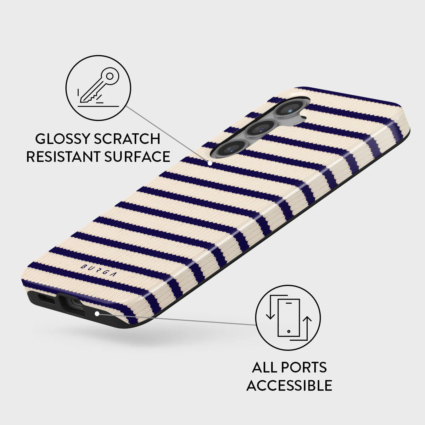 Burga Samsung Galaxy S24 Plus Fashion Tough Σκληρή Θήκη - Old Money