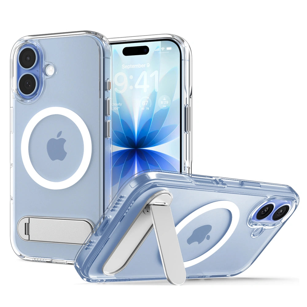 Spigen iPhone 17 - Ultra Hybrid S MagSafe - Σκληρή Θήκη με Πλαίσιο Σιλικόνης και Stand - Clear / White