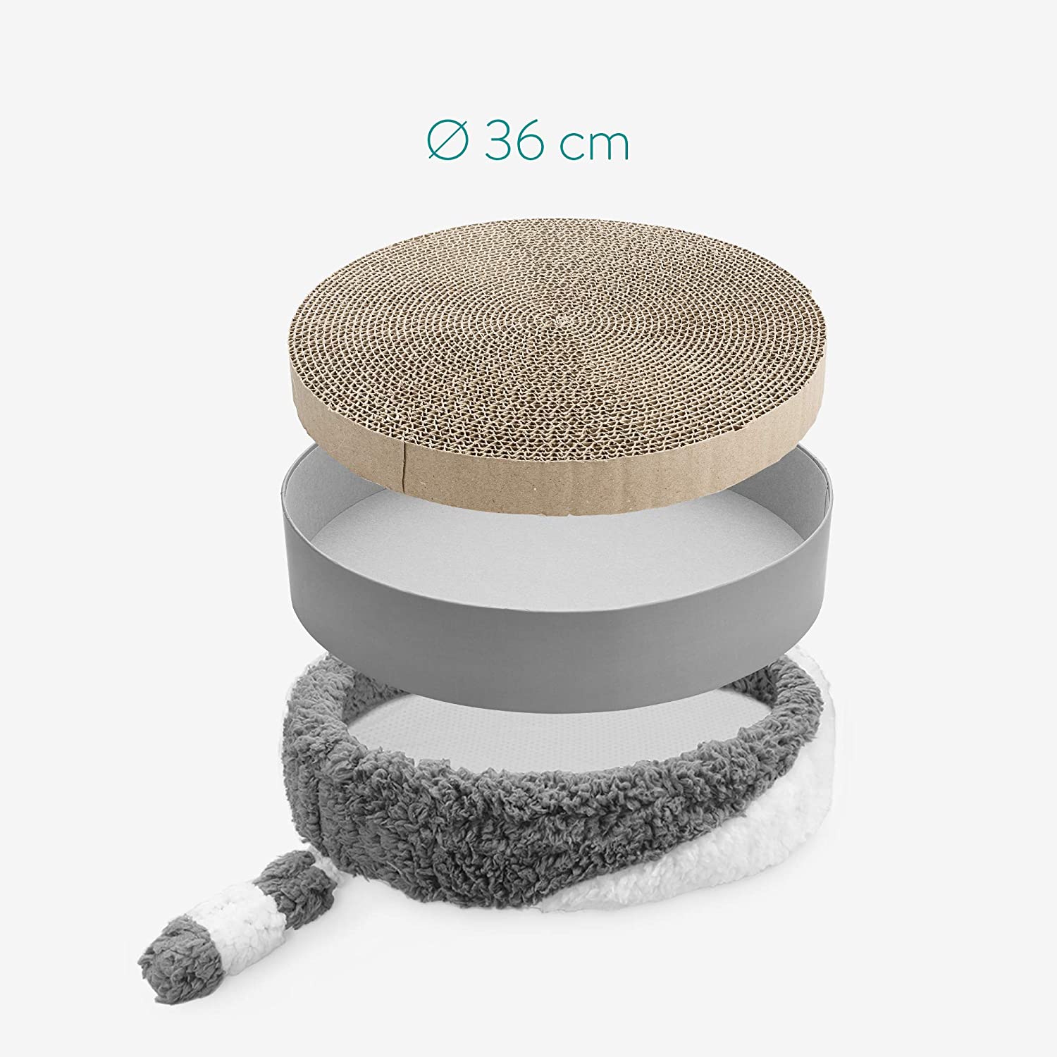 Navaris Σετ με 2 Ανταλλακτικά για Ονυχοδρόμιο Γάτας - Brown - 52415.01