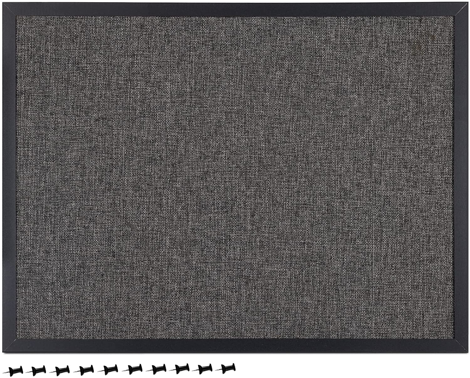 Navaris Πίνακας Ανακοινώσεων από Ύφασμα - 60 x 45cm - Grey - 53946.6.22