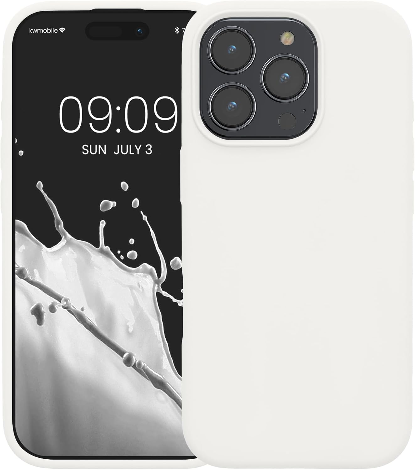 KW iPhone 16 Pro Max Θήκη Σιλικόνης Rubberized TPU - White
