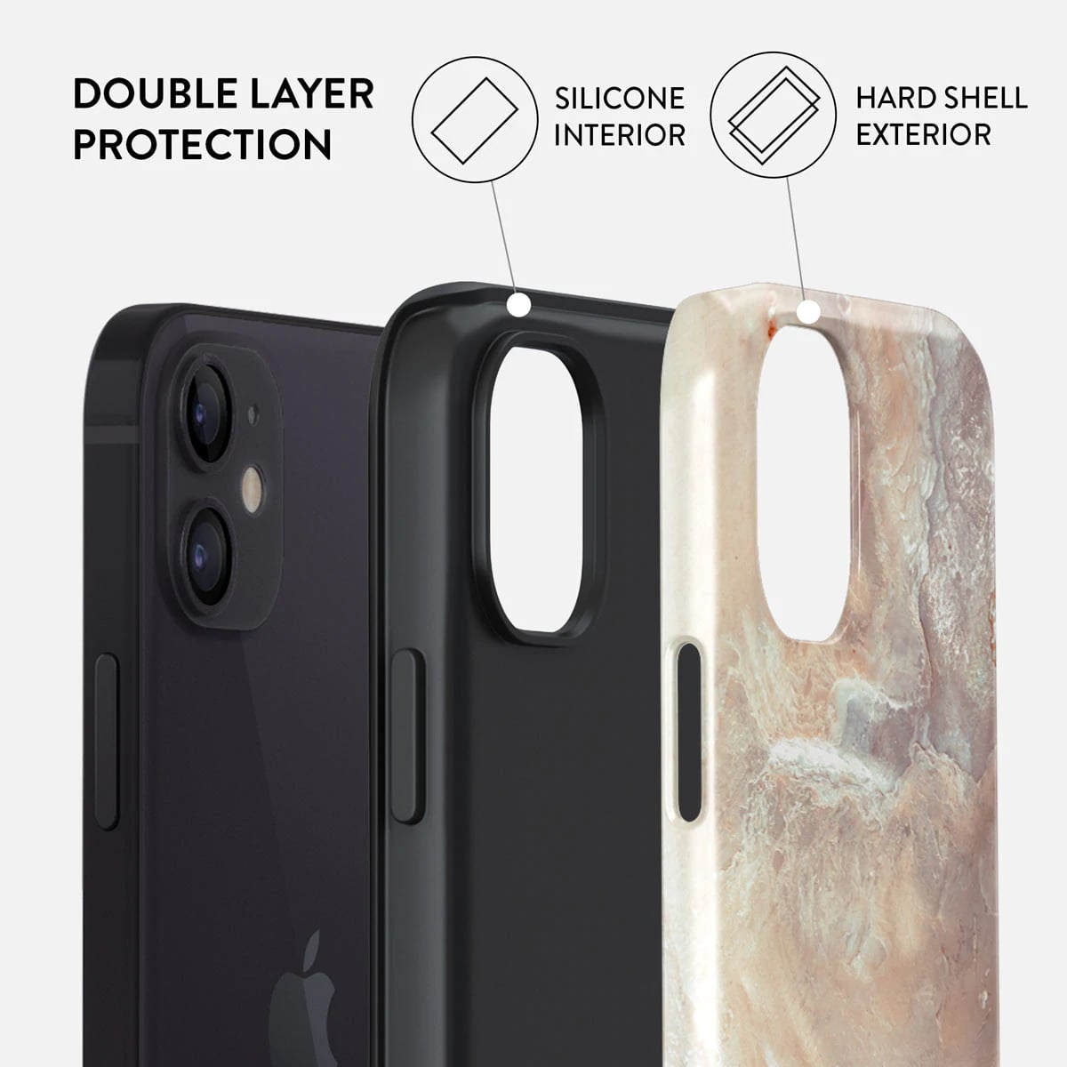 Burga iPhone 12 / 12 Pro Fashion Tough Σκληρή Θήκη - Serene Sunset