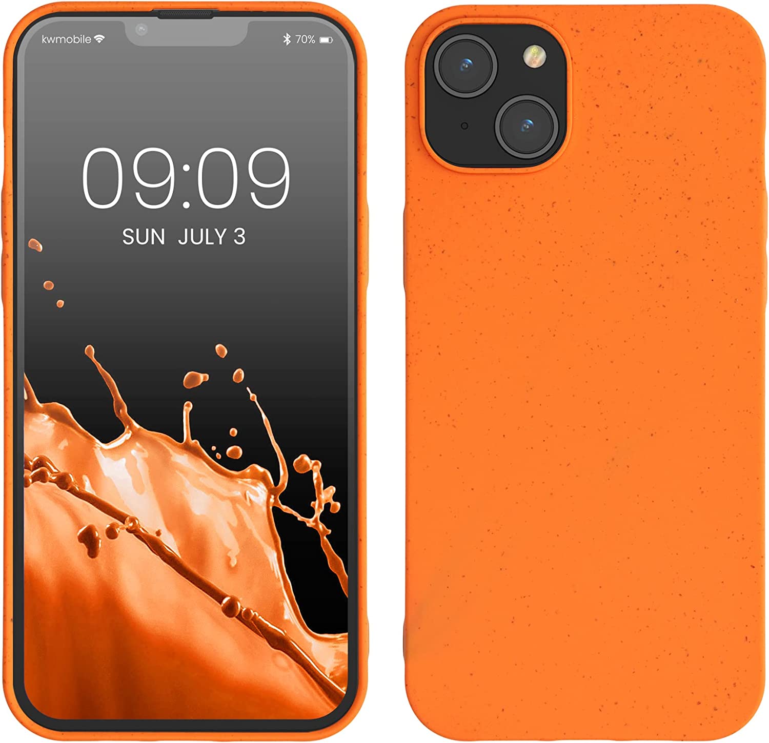 Kalibri iPhone 14 Plus Θήκη Σιλικόνης TPU με Ανακυκλώσιμο και Βιοδιασπώμενο Υλικό - Fruity Orange - 59218.150