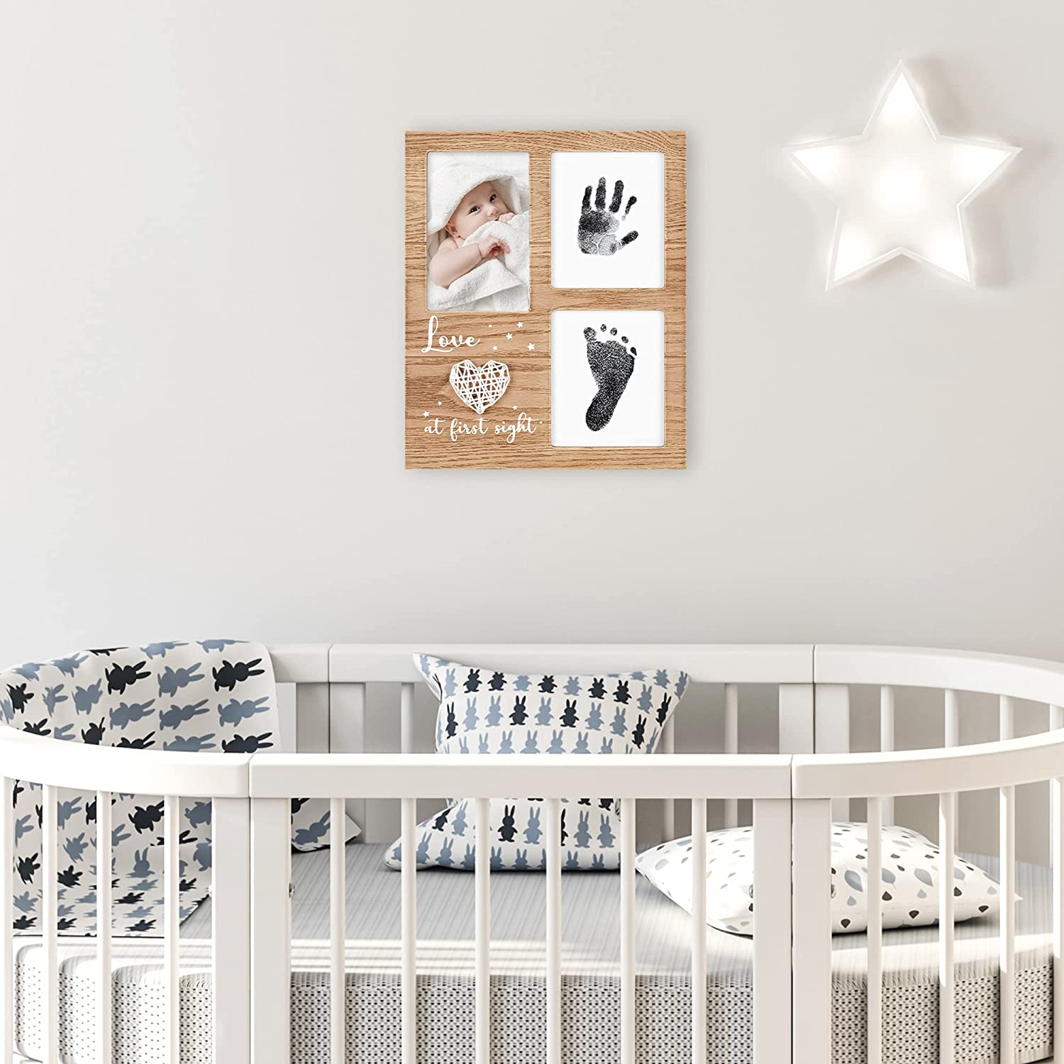 Navaris Σετ Κορνιζών από Μελάνι για Αποτύπωμα Μωρού και Φωτογραφία - Brown - 54246.01