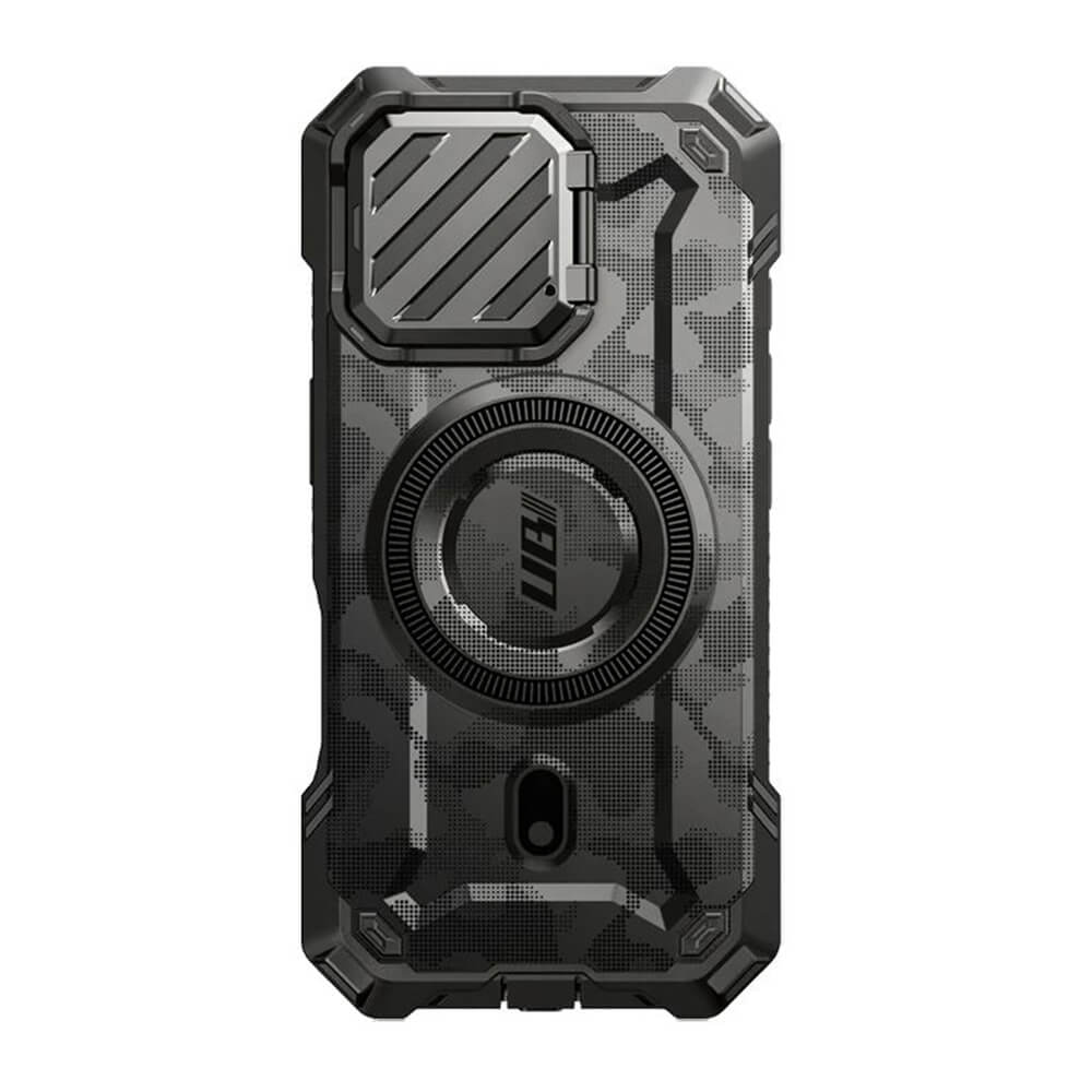 Supcase iPhone 16 Pro Max - Unicorn Beetle XT MagSafe - Σκληρή Θήκη με Προστασία Κάμερας / Stand - Camo Gray
