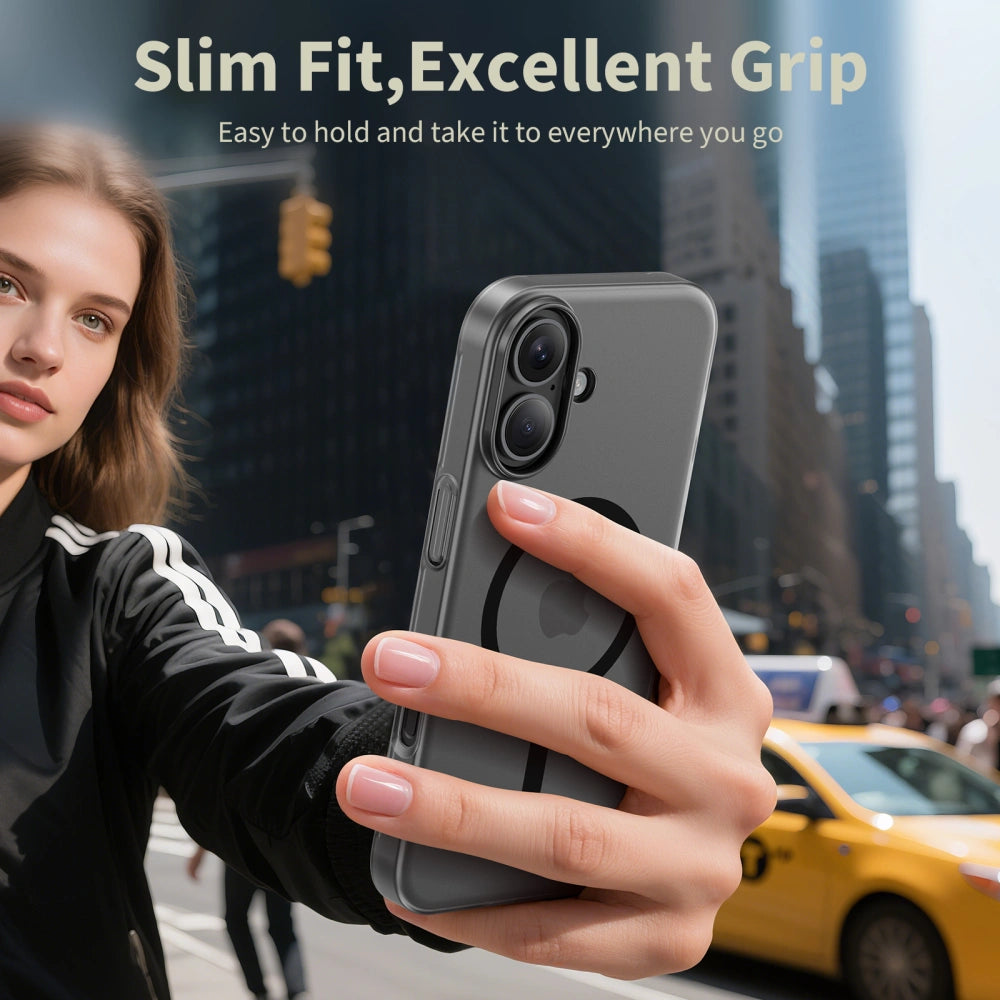 Tech-Protect iPhone 17 MagSlim - Σκληρή Θήκη με MagSafe - Matte / Black