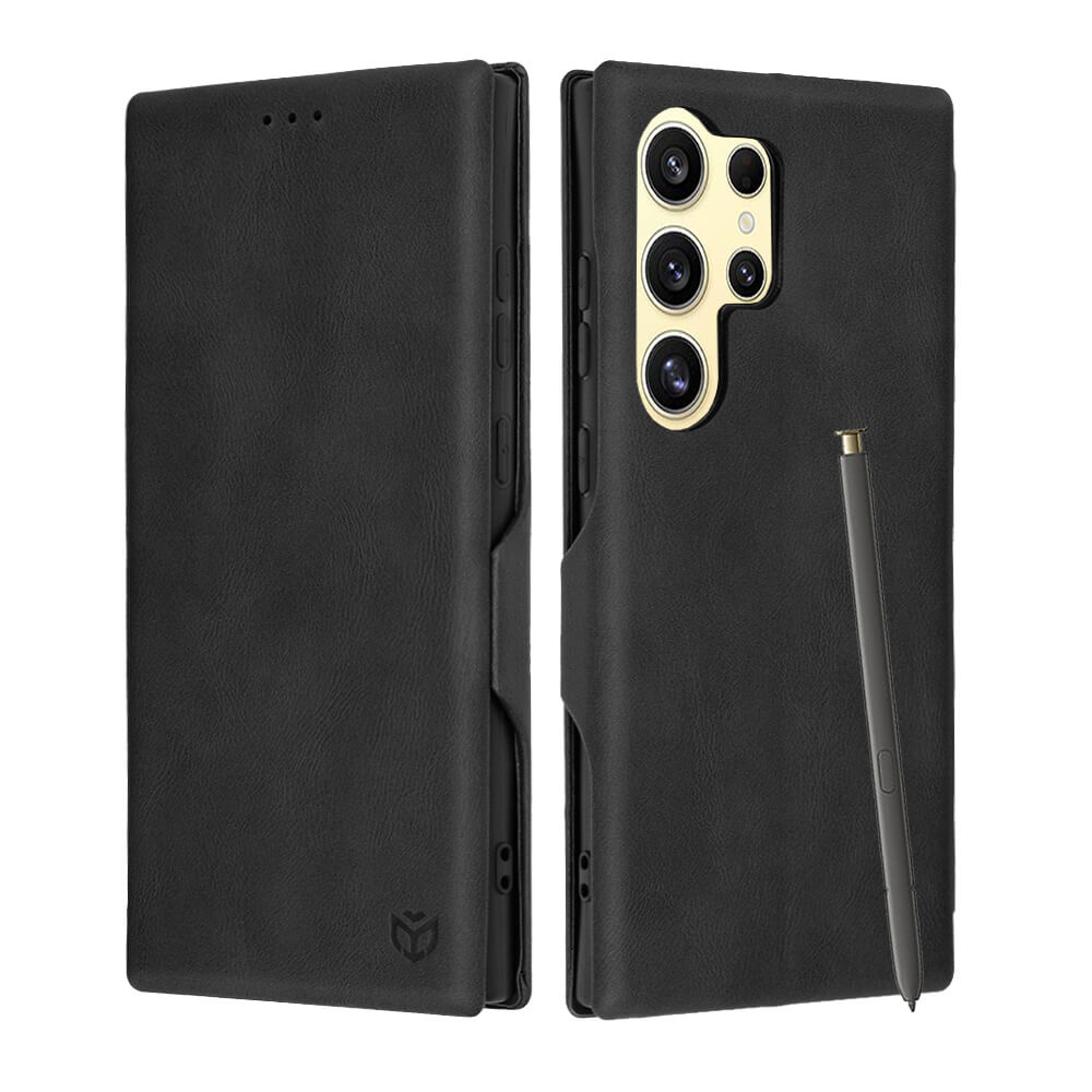 Techsuit Samsung Galaxy S24 Ultra - Safe Wallet Plus - Θήκη Βιβλίο - Black