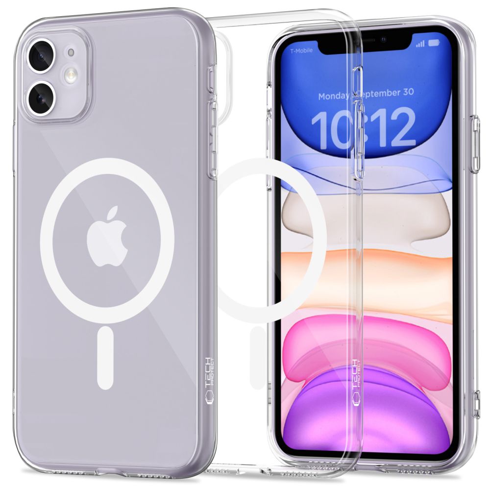 Tech-Protect iPhone 11 Flexair Θήκη Σιλικόνης TPU με MagSafe - Διάφανη