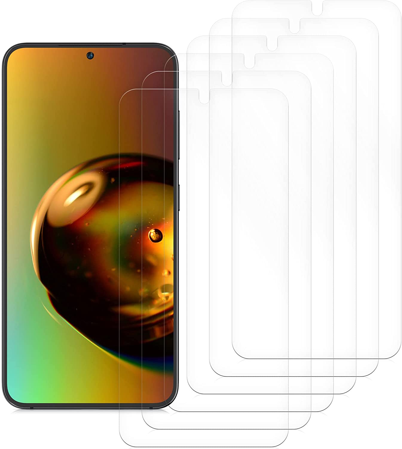 KW Samsung Galaxy S23 - 6 Μεμβράνες Προστασίας Οθόνης - Διάφανες - 60297.1