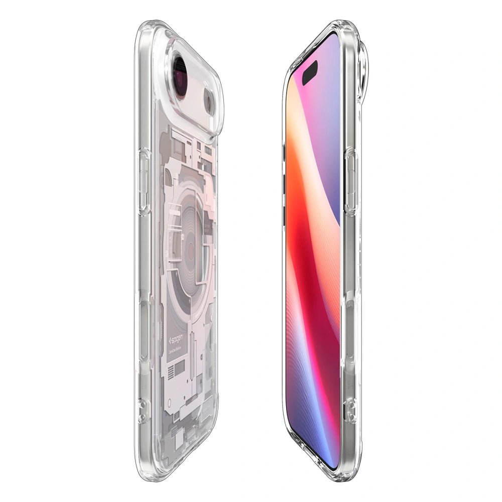 Spigen iPhone Air - Ultra Hybrid Mag - Σκληρή Θήκη με Πλαίσιο Σιλικόνης Και MagSafe - Zero One White