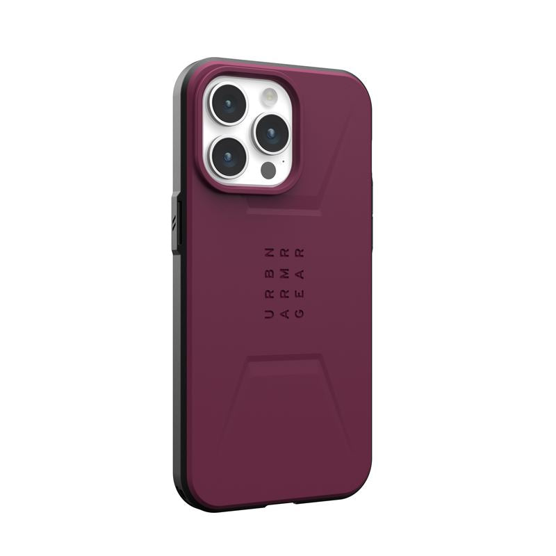 UAG iPhone 15 Pro Max Civilian MagSafe Σκληρή Θήκη με MagSafe - Bordeaux