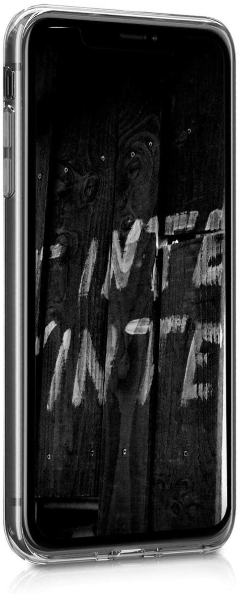 KW iPhone 11 Θήκη Σιλικόνης TPU Design Don't Touch My Phone - Black / White - 49793.10