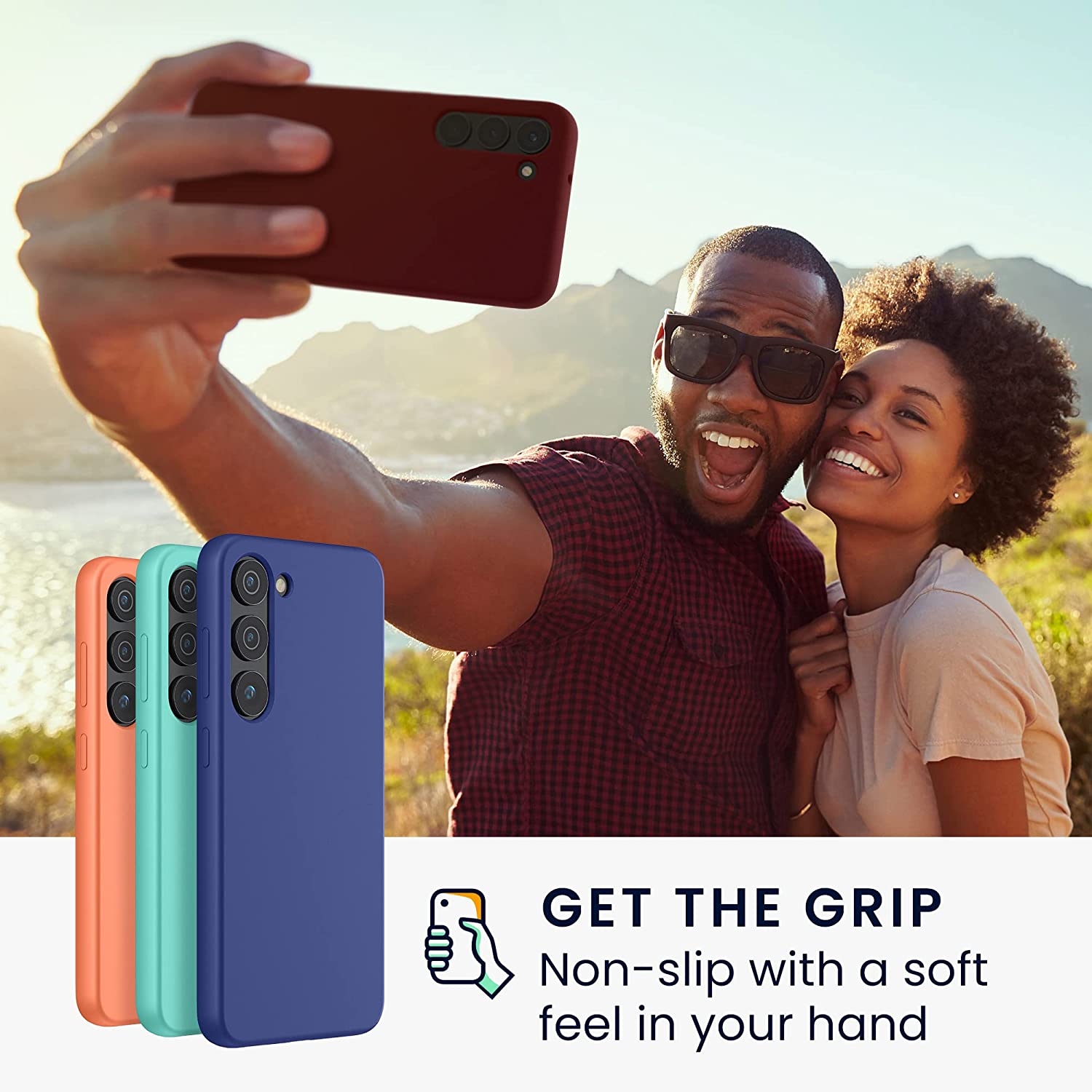 KW Samsung Galaxy S23 Plus Θήκη Σιλικόνης Rubberized TPU - Bordeaux Purple - 60274.187