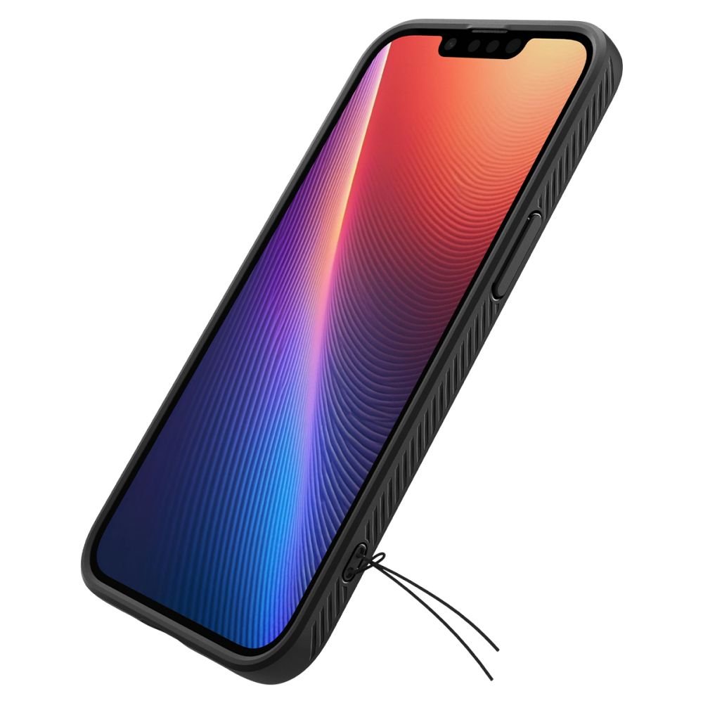 Spigen iPhone 16e Liquid Air Θήκη Σιλικόνης - Matte Black