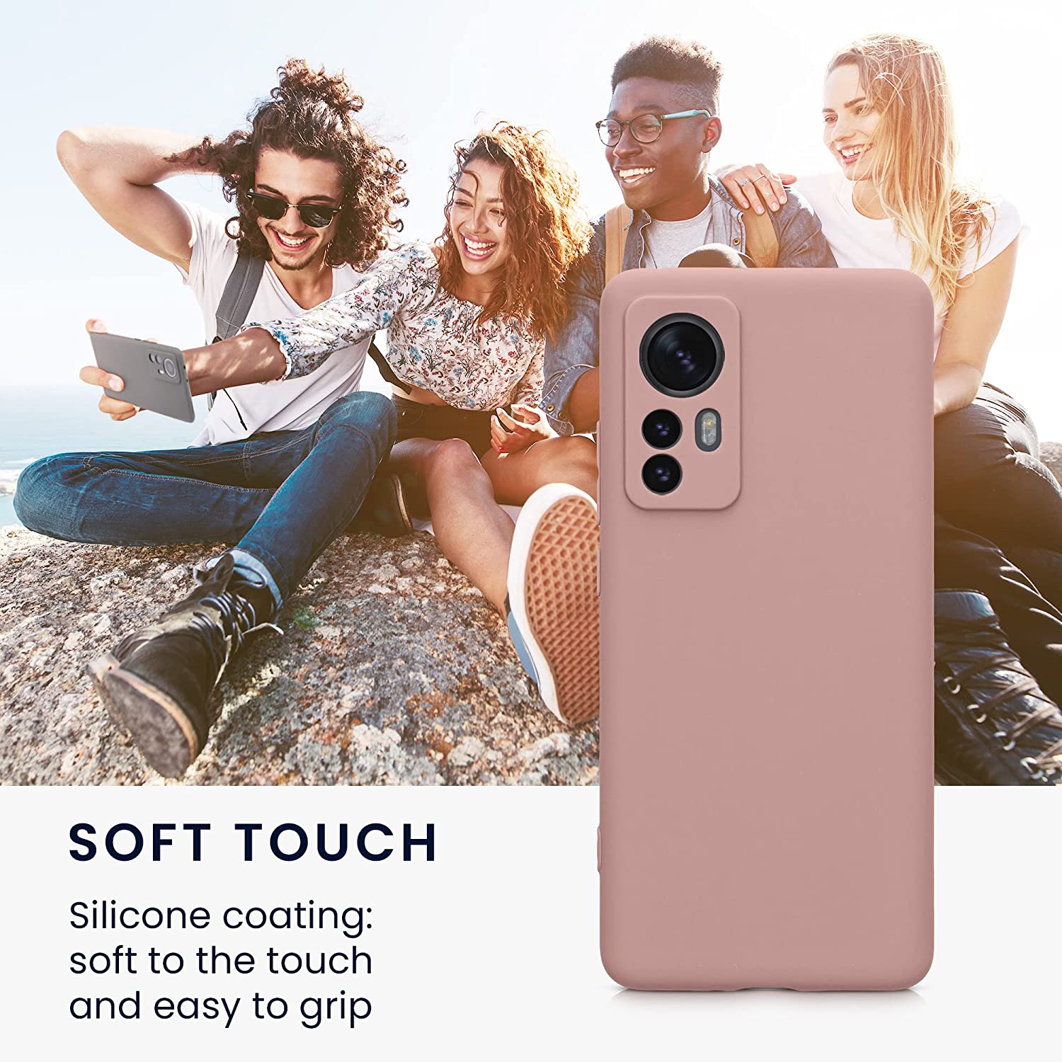 KW Xiaomi Xiaomi 12 / 12X Θήκη Σιλικόνης TPU - Winter Rose - 57124.193