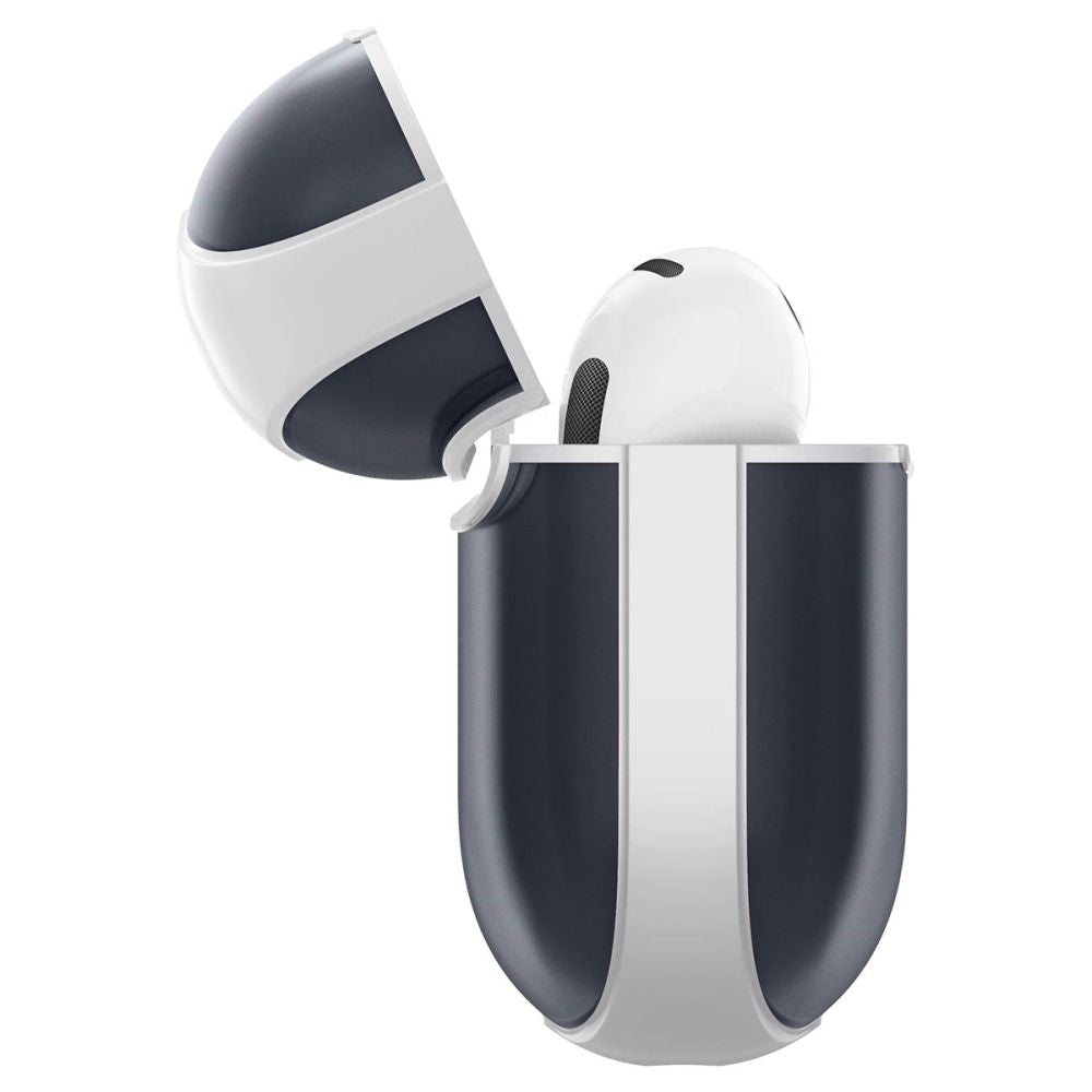 Spigen AirPods 4 Θήκη από Σκληρό Πλαστικό και Σιλικόνη - Classic C1 - Graphite