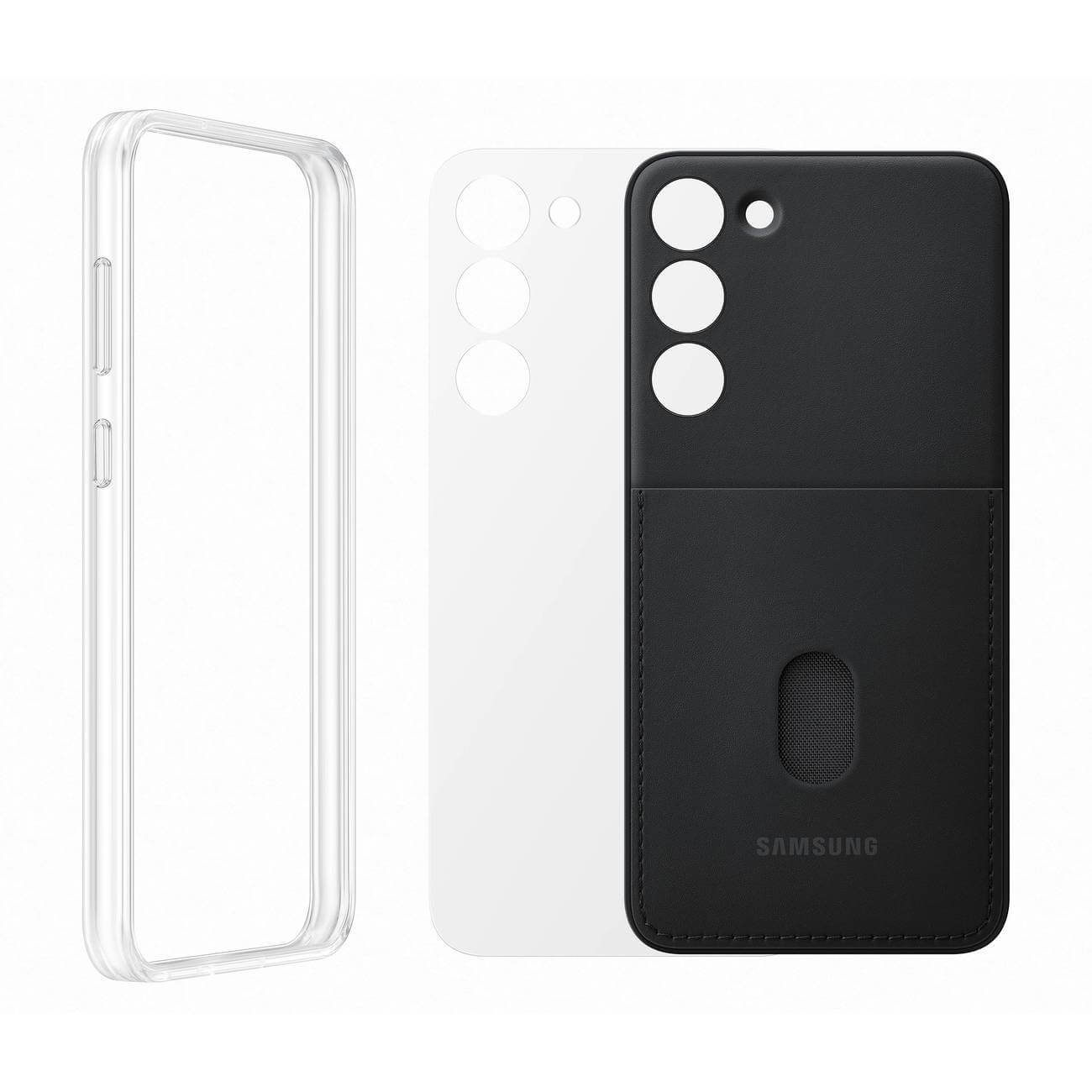 Samsung Frame Cover Samsung Galaxy S23+ Σκληρή Θήκη με Πλαίσιο Σιλικόνης - Black - EF-MS916CBEGWW