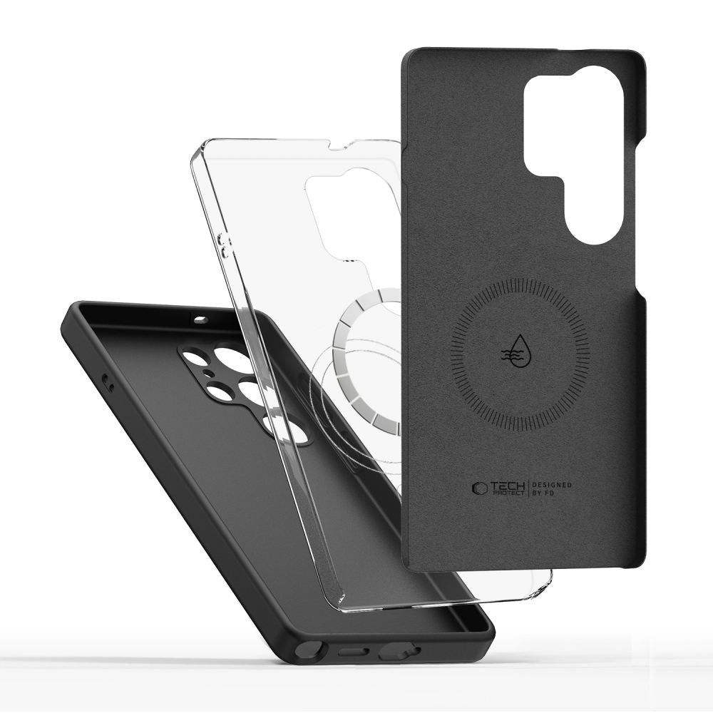 Tech-Protect Samsung Galaxy S25 Ultra Liquid Silicone - MagSafe Θήκη Σιλικόνης TPU - Black