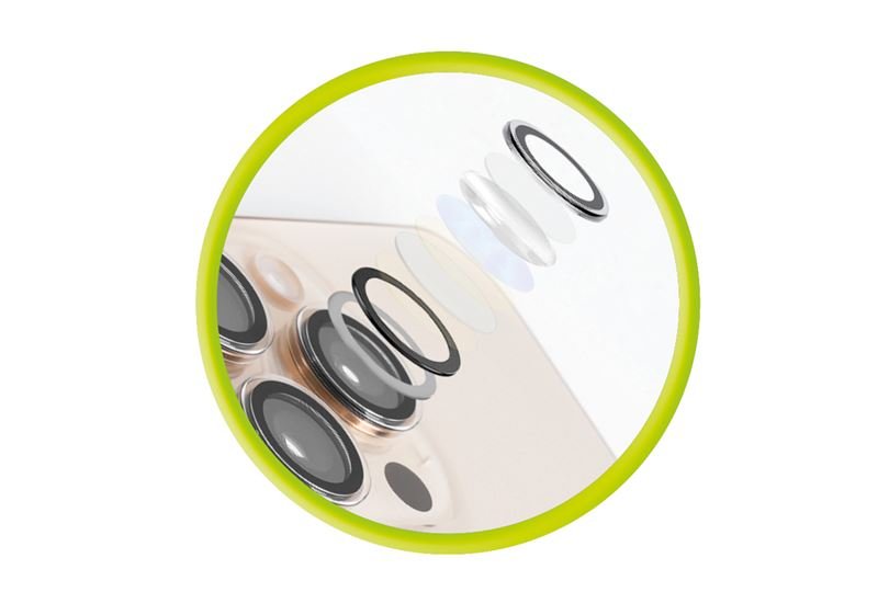 Mobile Origin Easy Lens Guards iPhone 16e - Προστασία Κάμερας - Αντιχαρακτικό Γυαλί - Διάφανο