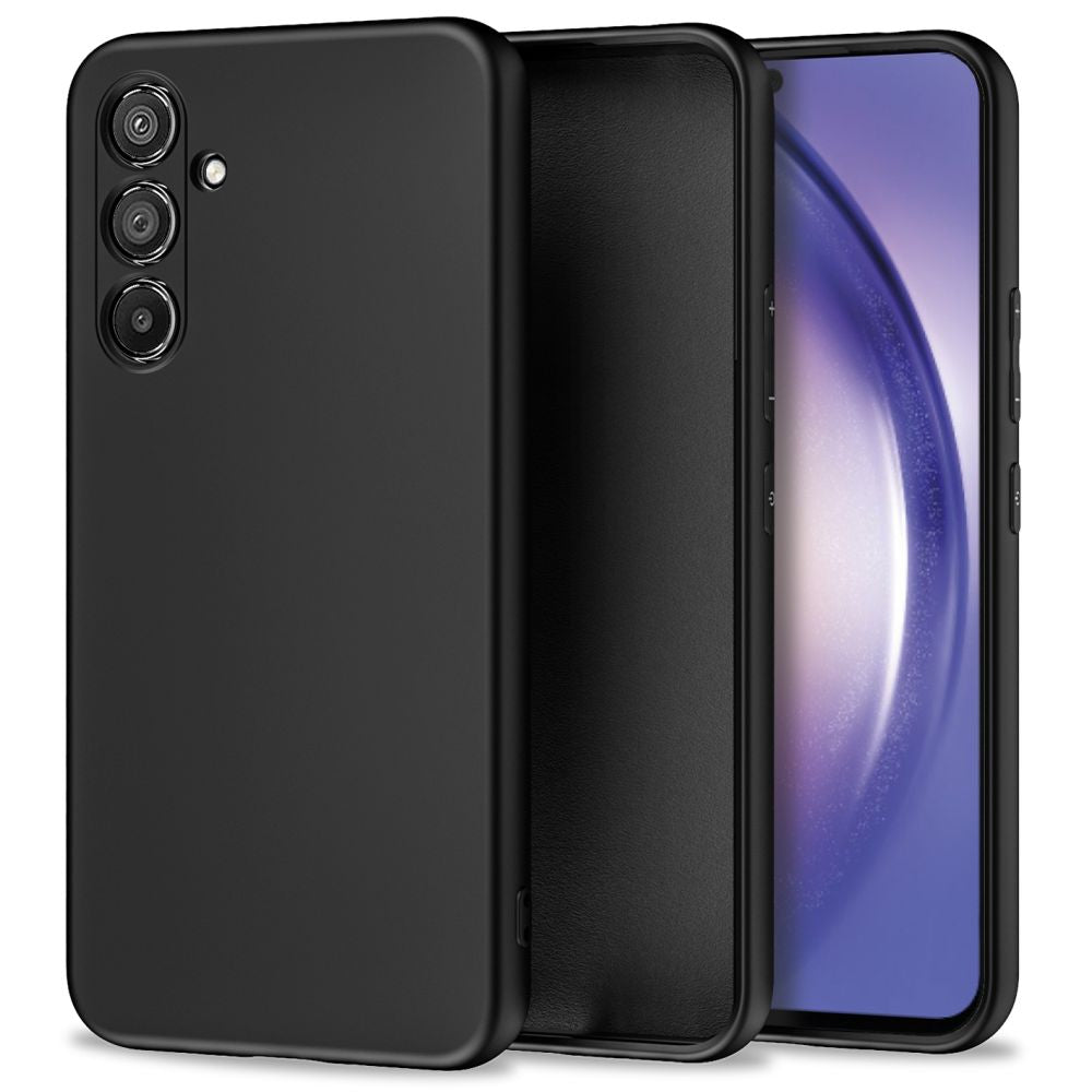 Tech-Protect Samsung Galaxy A54 5G Icon Θήκη Σιλικόνης Rubber TPU - Black