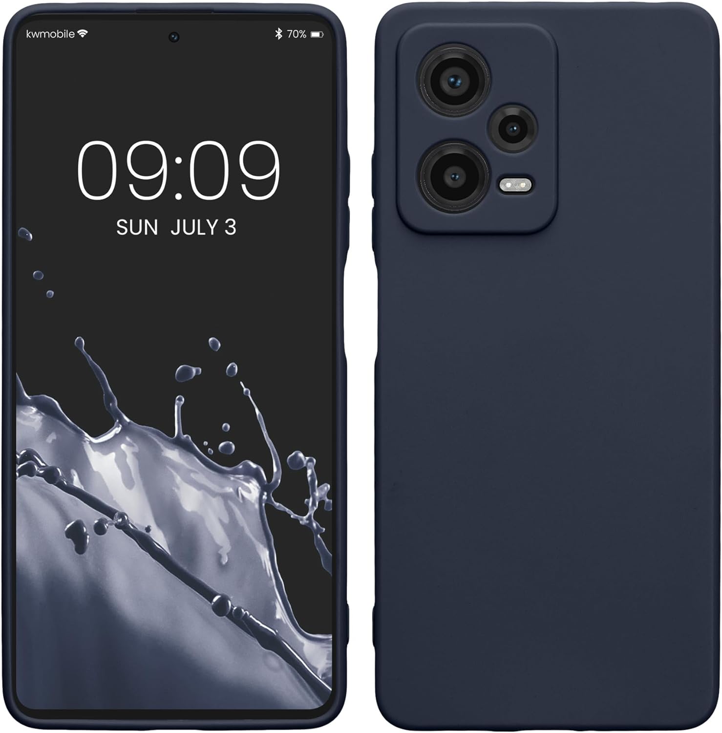 KW Xiaomi Redmi Note 12 Pro 5G Θήκη Σιλικόνης TPU - Deep Ocean