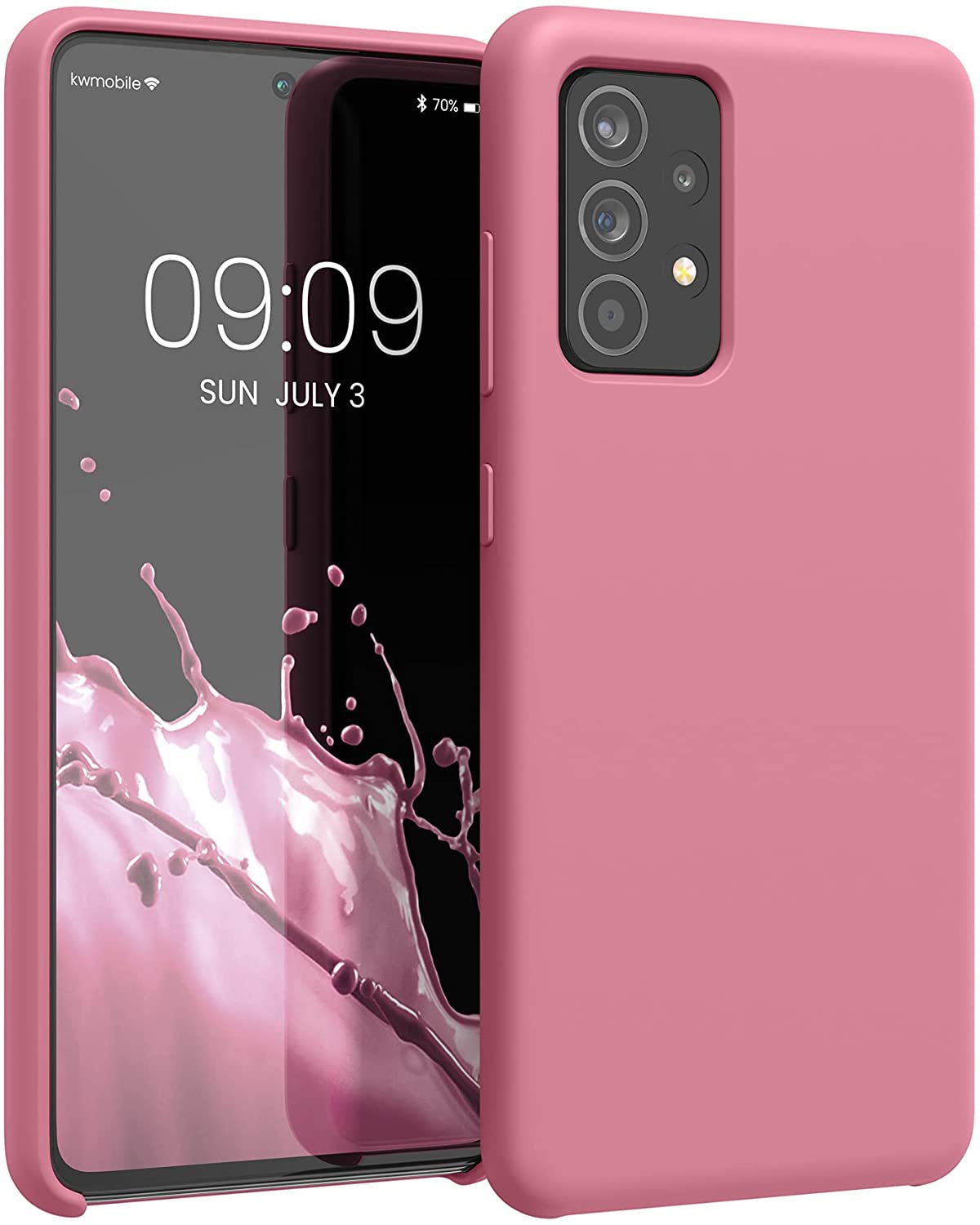 KW Samsung Galaxy A52 / A52 5G / A52s 5G Θήκη Σιλικόνης Rubber TPU - Deep Rusty Rose - 54347.167
