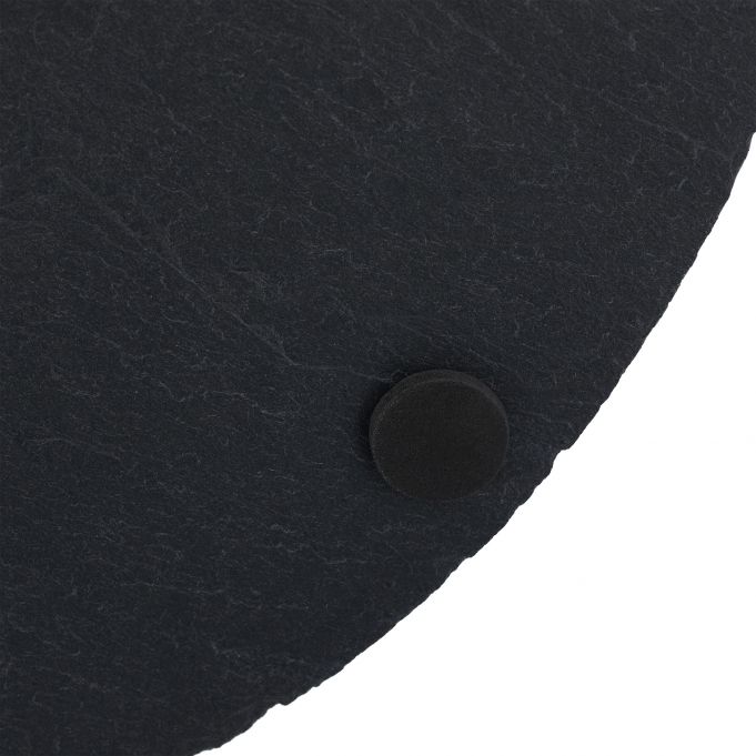 Relaxdays Εταζέρα με 3 Επίπεδα από Σχιστόλιθο - Anthracite / Silver - 4052025307325
