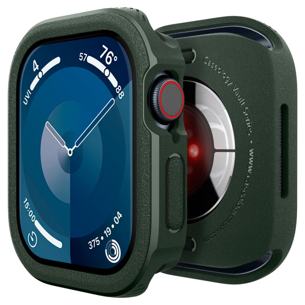 Caseology Θήκη Apple Watch 10/11 - 46mm Vault Θήκη Σιλικόνης - Midnight Green