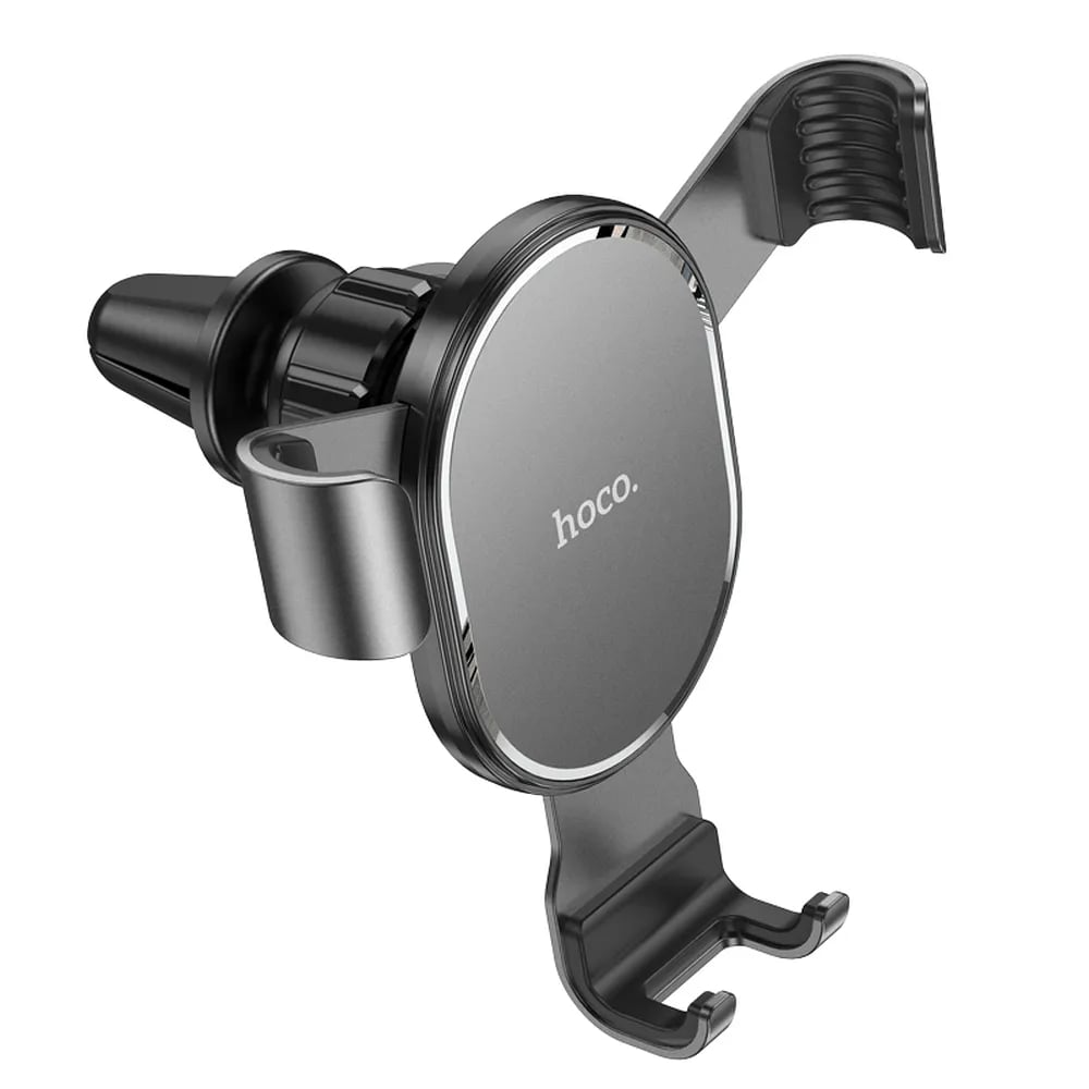 Hoco CA56 Plus Metal Armour Gravity Air Vent Mobile Holder - Universal Βάση Αυτοκινήτου Αεραγωγού - Black