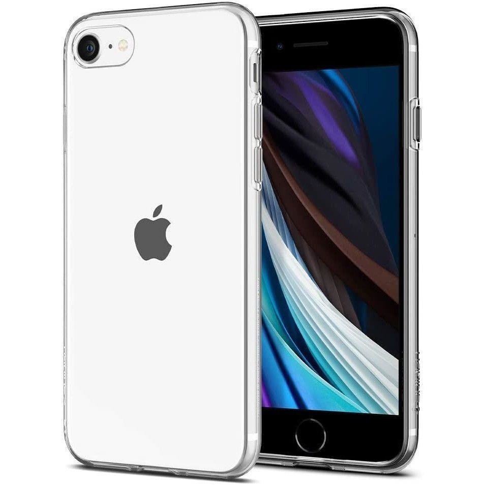 Spigen iPhone SE 2022 / SE 2020 / 7 / 8 Liquid Crystal Θήκη Σιλικόνης - Crystal Clear