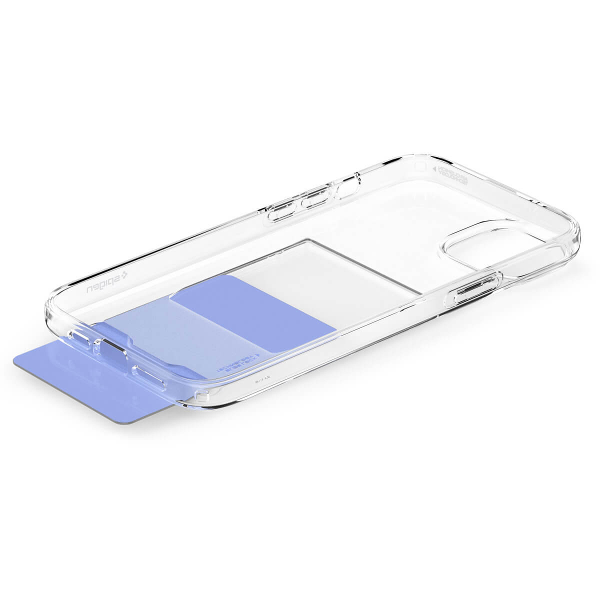 Spigen iPhone 15 Crystal Slot Θήκη Σιλικόνης με Υποδοχή για Κάρτα - Crystal Clear