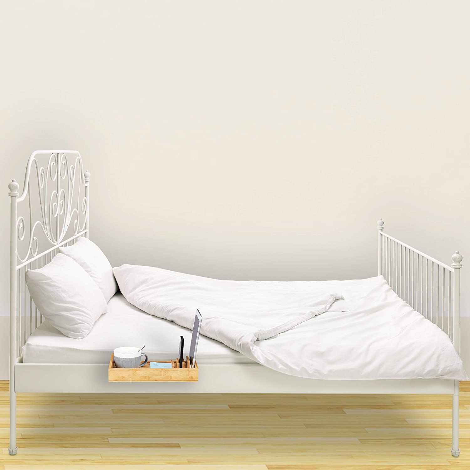 Relaxdays Κρεμαστό Κομοδίνο από Μπαμπού - Natural - 4052025227616