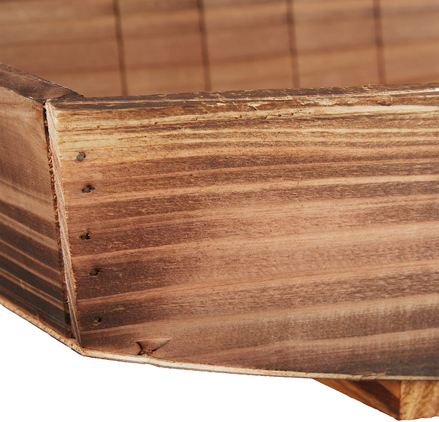 Relaxdays Σετ με 2 Ξύλινα Διακοσμητικά Κασπώ - Natural - 4052025344023