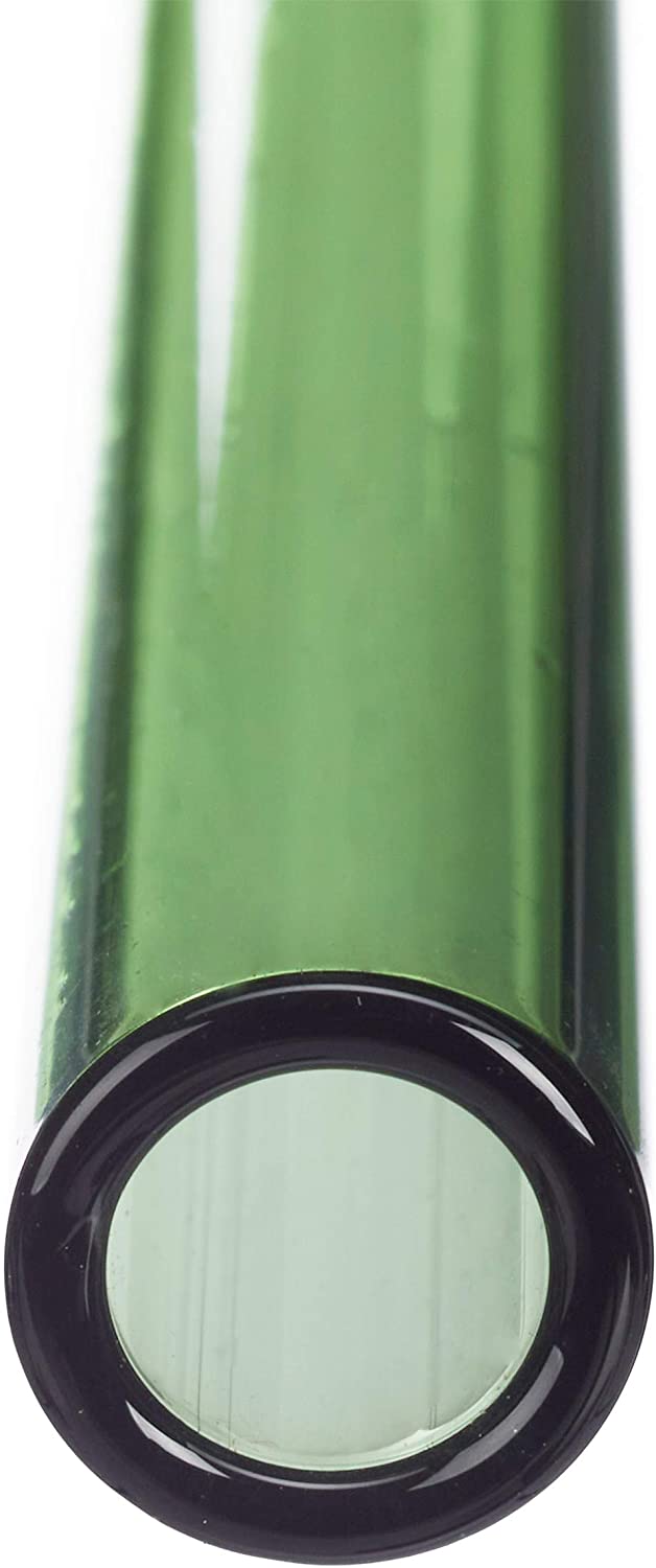 Relaxdays Σετ με 6 Επαναχρησιμοποιούμενα Ίσια Καλαμάκια από Γυαλί - Long - Colorful - 4052025912611