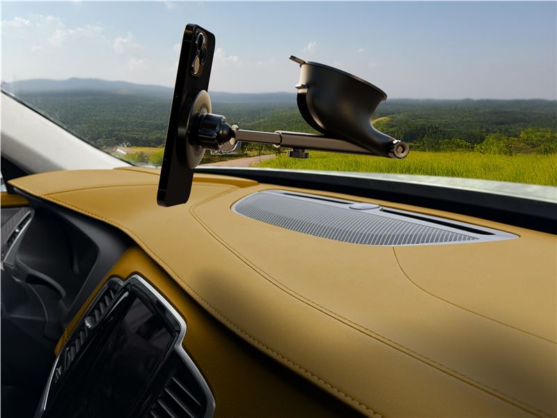 Mobile Origin MO4 Μαγνητική Βάση Αυτοκινήτου για το Ταμπλό με Ασύρματη Φόρτιση MagSafe 15W - Black