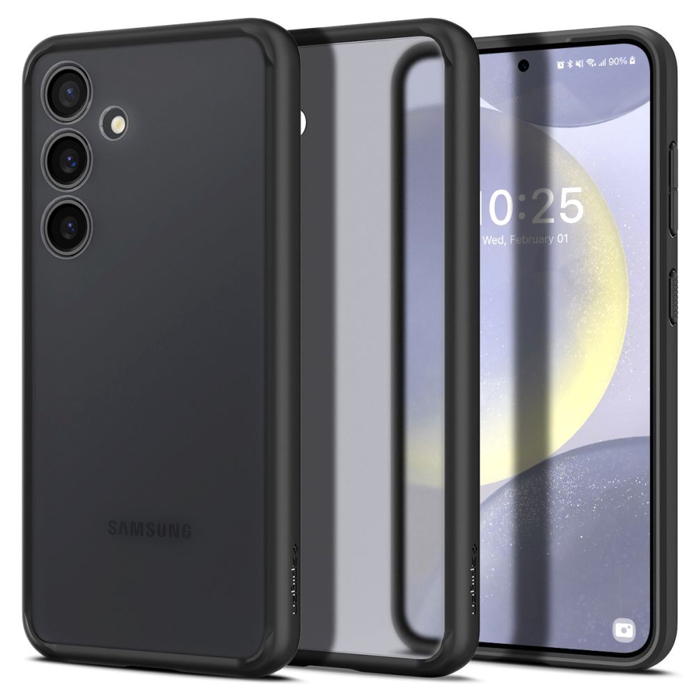 Spigen Samsung Galaxy S24+ Σκληρή Θήκη με Πλαίσιο Σιλικόνης Ultra Hybrid - Frost Black