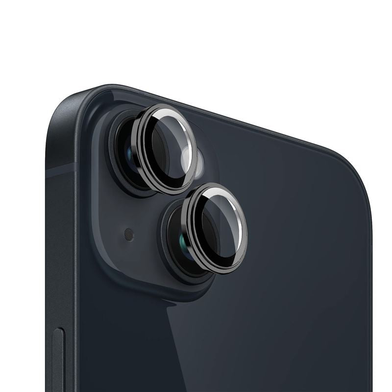 Mobile Origin Easy Lens Guards iPhone 14 / iPhone 14 Plus - Προστασία Κάμερας - Αντιχαρακτικό Γυαλί - Black