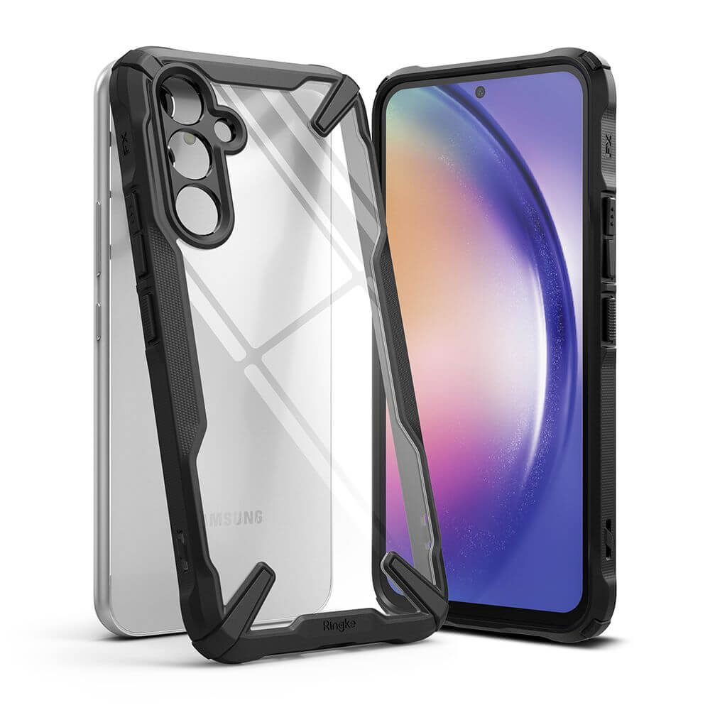 Ringke Samsung Galaxy A54 5G Fusion X Σκληρή Θήκη με Πλαίσιο Σιλικόνης - Black