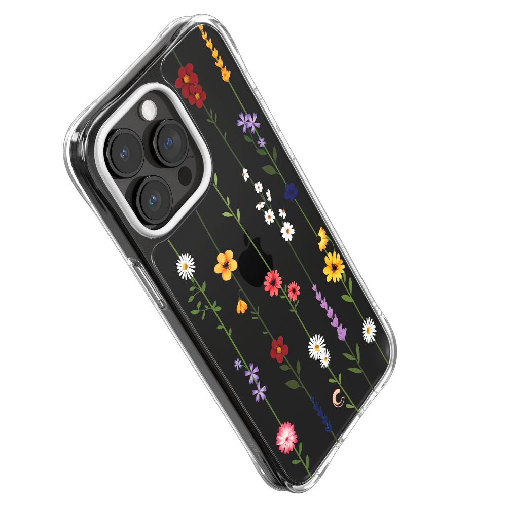 Spigen Cyrill iPhone 15 Pro Cecile Σκληρή Θήκη με Πλαίσιο Σιλικόνης - Flower Garden
