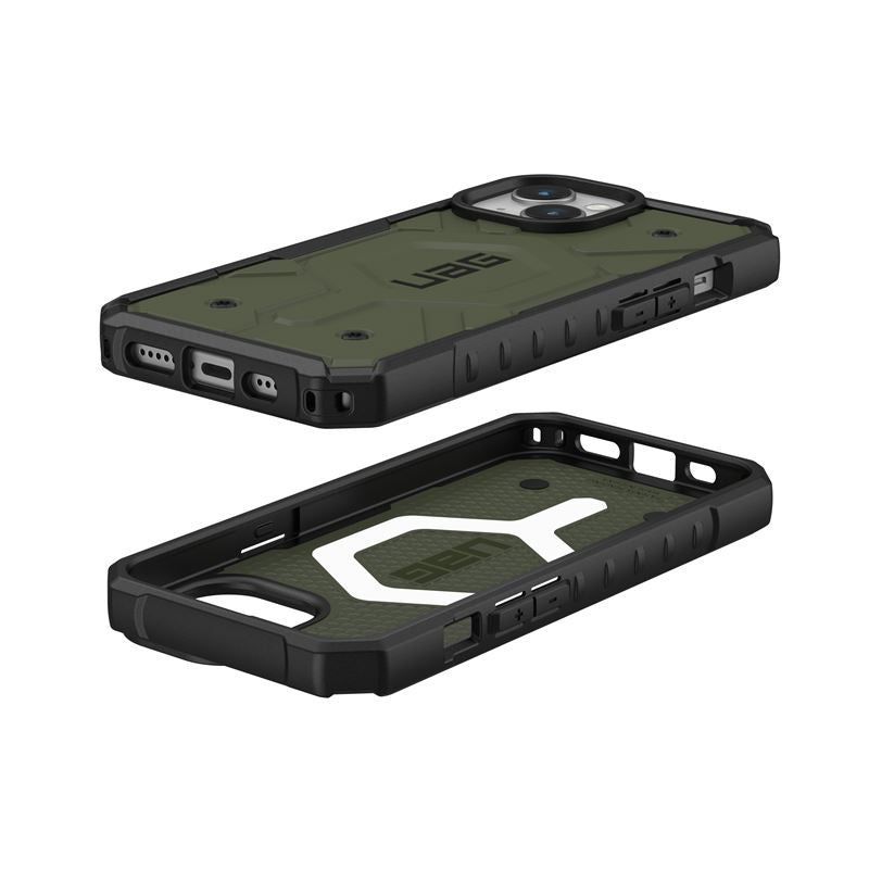 UAG iPhone 15 Pathfinder MagSafe Series Σκληρή Θήκη με MagSafe - Olive Drab