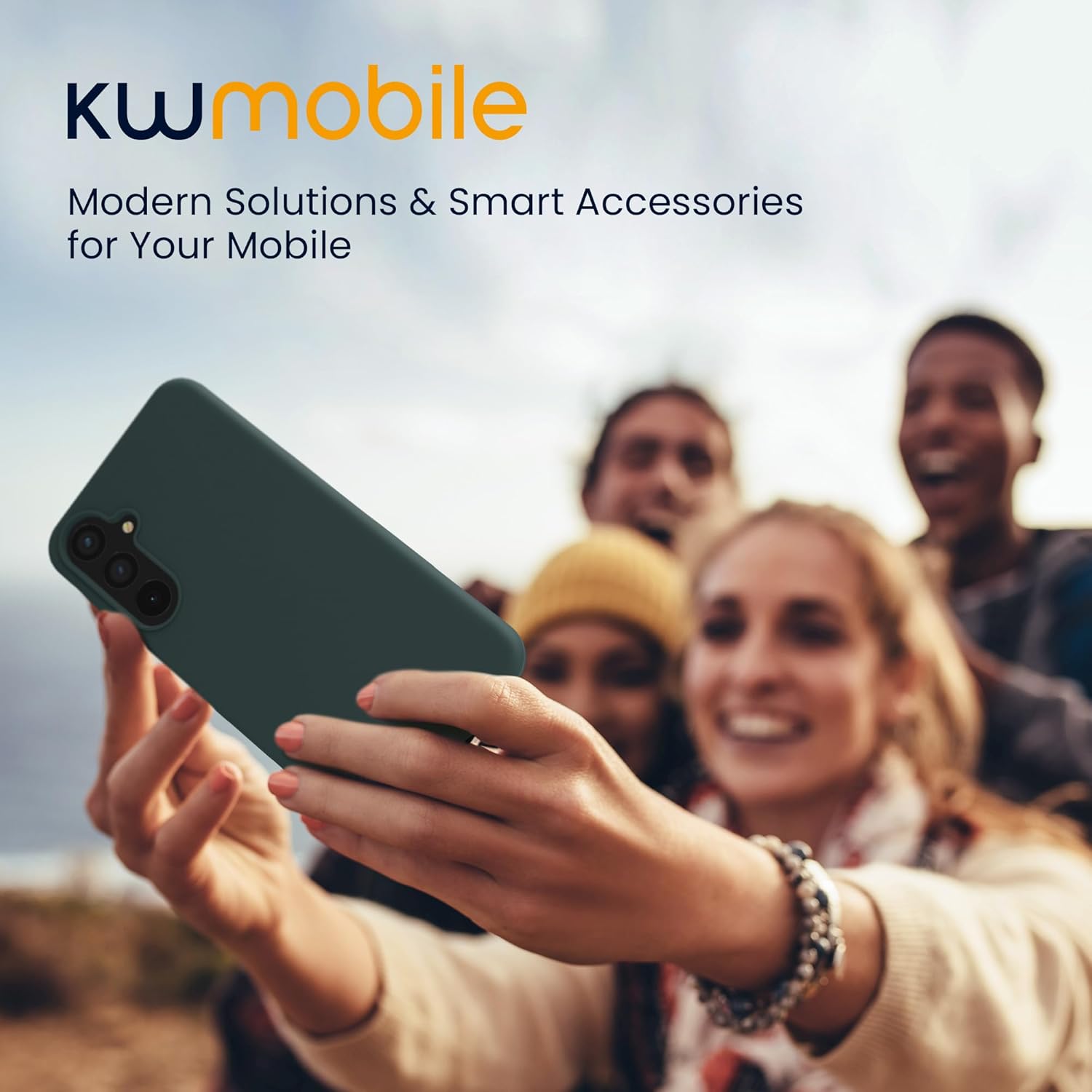 KW Samsung Galaxy A55 5G Θήκη Σιλικόνης Rubberized TPU - Moss Green