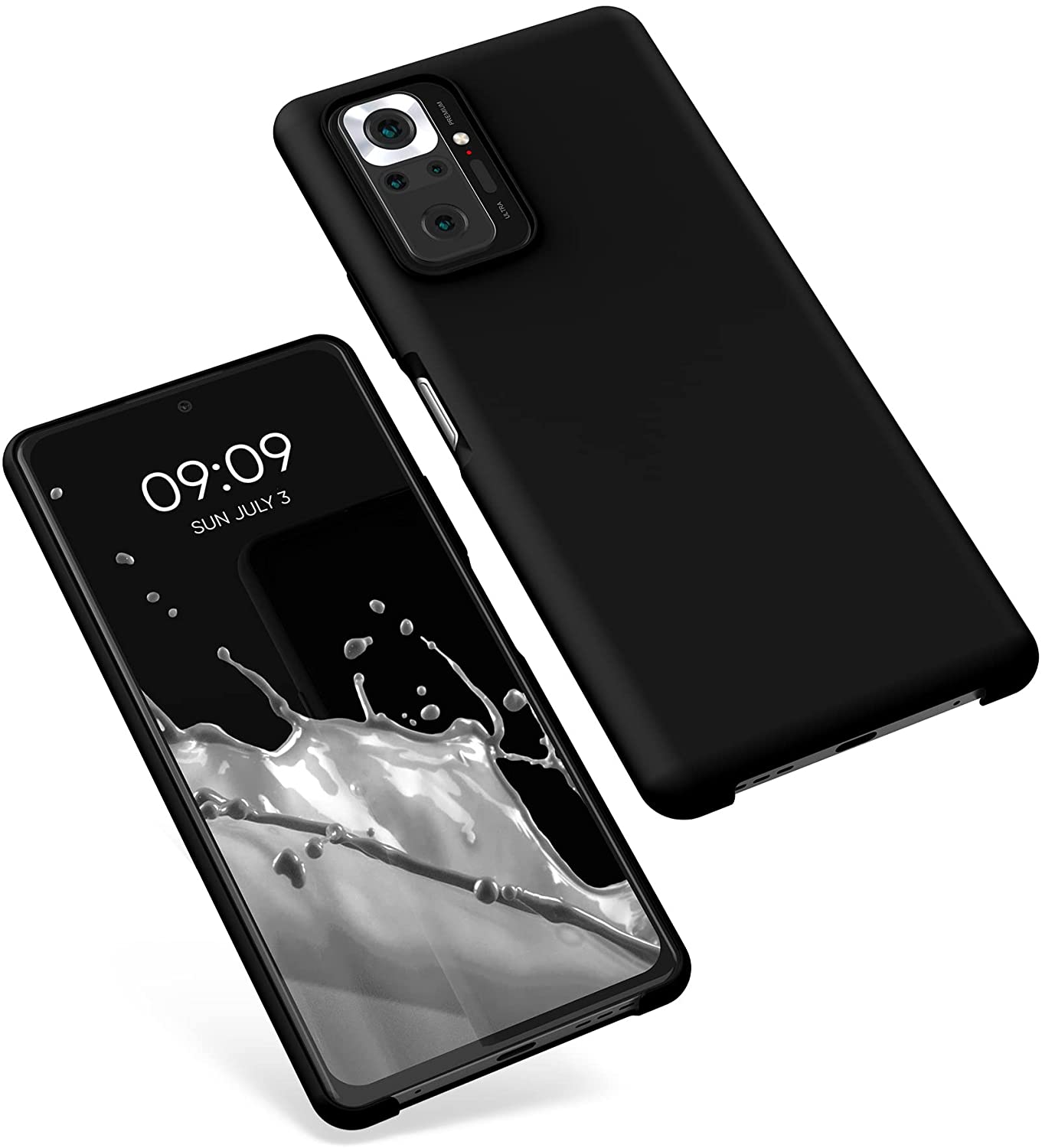 KW Xiaomi Redmi Note 10 Pro Θήκη Σιλικόνης Rubber TPU - Black - 54553.01