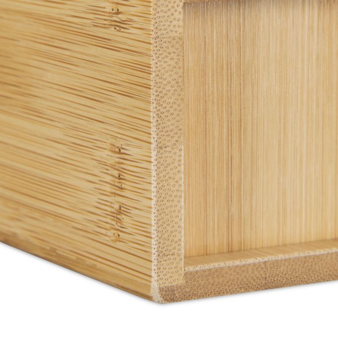 Relaxdays Θήκη για Οδοντόβουρτσες από Bamboo - Natural - 4052025202262