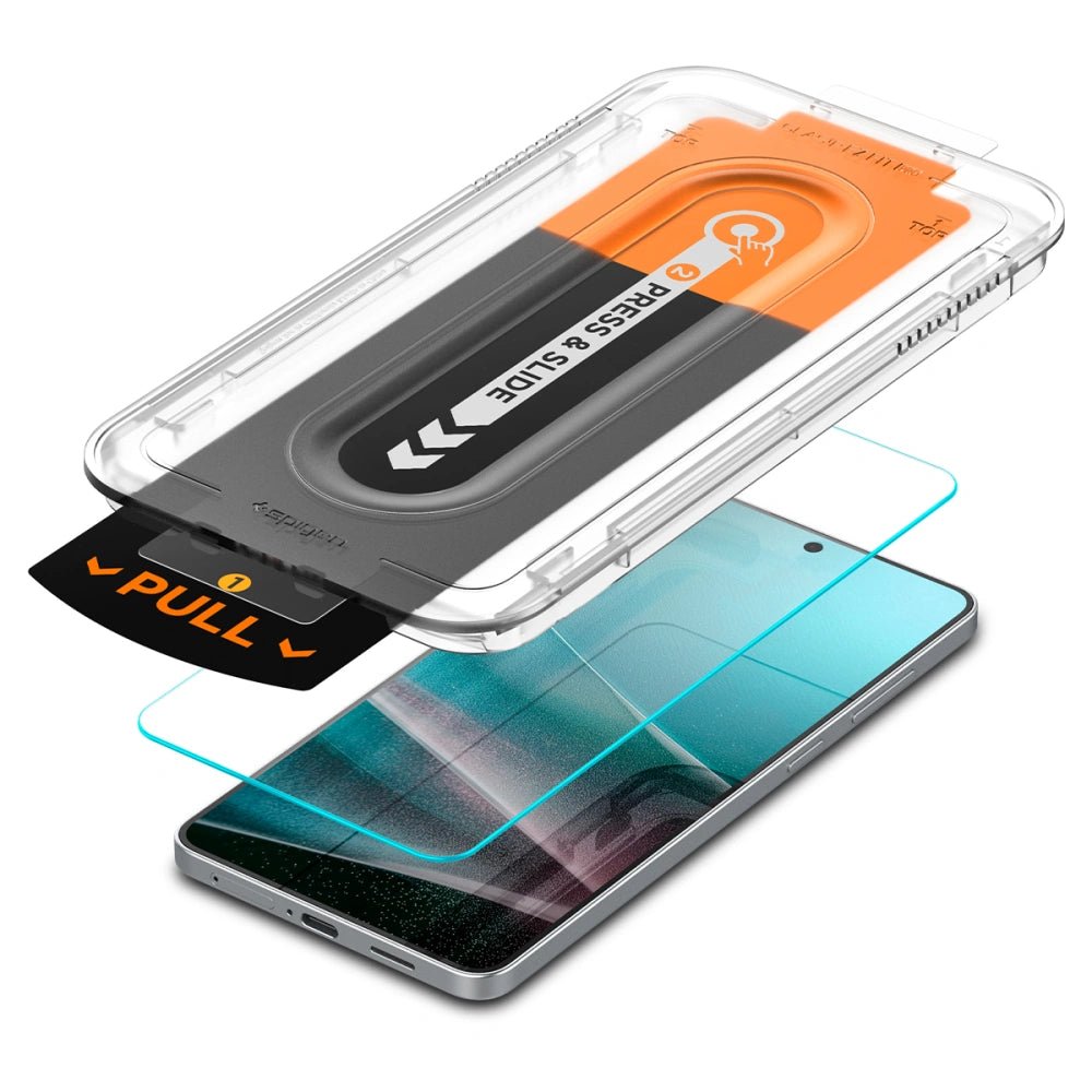 Spigen Samsung Galaxy S25 Edge - Glas.tR EZ Fit Pro - Case Friendly Αντιχαρακτικό Γυαλί Οθόνης - Διάφανο