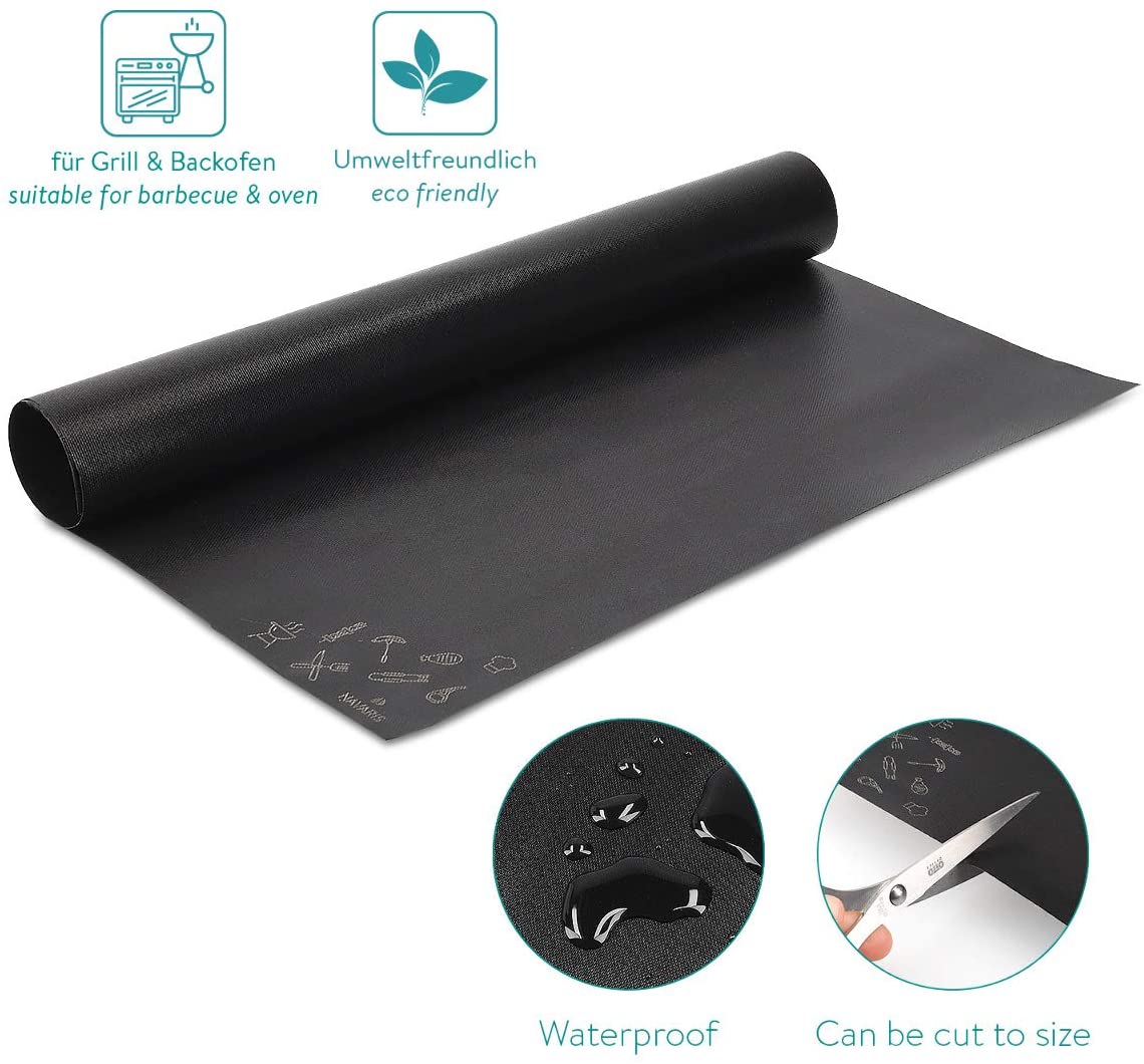 Navaris Non-Stick BBQ Grill Mat Σετ με 3 Αντικολλητικές Επιφάνειες Ψησίματος - 44053.01
